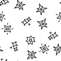 chispa y brillo estrella vector de patrones sin fisuras