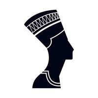 nefertiti cultura egipcia vector