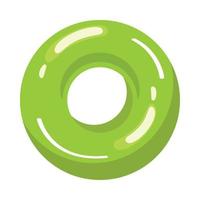 green ring float pool vector