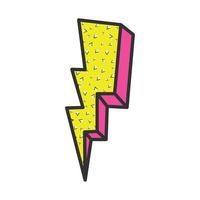 thunder ray nineties style vector