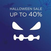 Poster vector graphic Halloween, good for Social media, Sale, banner etc