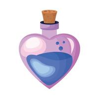 magic potion in flask vector