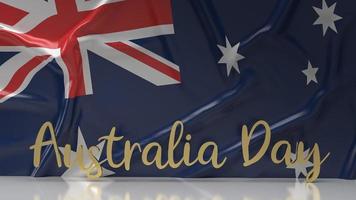 The Australia map and word for holiday content 3d rendering. photo