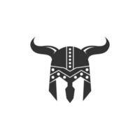 diseño de logotipo de icono vikingo vector