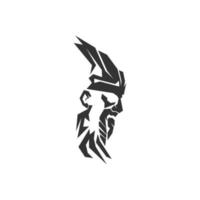 diseño de logotipo de icono vikingo vector