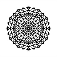 Simple Mandala Design Template vector