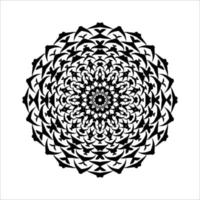 Simple Mandala Design Template vector