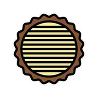 tree timber color icon vector illustration