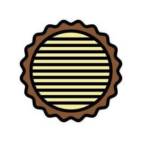 tree timber color icon vector illustration