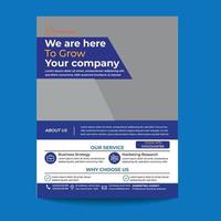 corporate flyer design vector