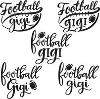 Football Gigi Vector, Family Vector, Football Vector