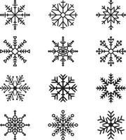 Snowflake Vector, Christmas Vector, Santa Vector