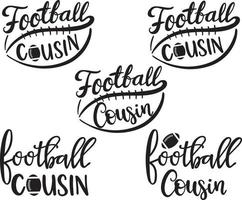 Football Cousin Vector, Family Vector, Football Vector