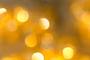 golden bokeh abstract image for background. photo