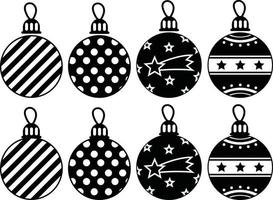Christmas Ornaments 1 Vector, Christmas Vector, Santa Vector