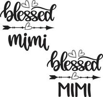 Blessed Mimi Vector,Family Vector File