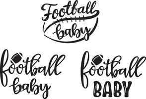 Football Baby Vector, Football Vector, Family Football Vector