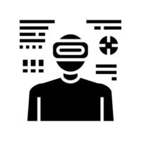 army of future glyph icon vector illustration
