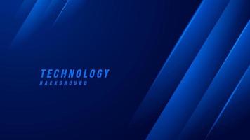 Abstract blue background Futuristic technology style vector