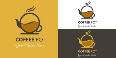 Coffee Pot. Coffee logo design vector