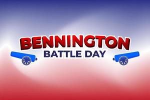 Bennington Battle Day. suitable for banner, poster design, website, social media post and print media. vector