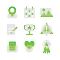 The General UI Icons Set vector