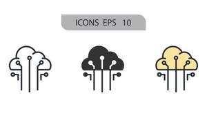 Internet of Things icons  symbol vector elements for infographic web