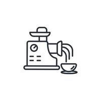 mincer icons  symbol vector elements for infographic web