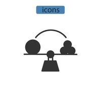 Los iconos de metaaprendizaje simbolizan los elementos vectoriales para la web infográfica. vector