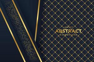 Luxury backgrounds with golden line and halftone gradients Vector illustration.