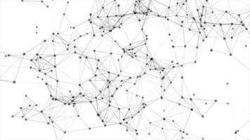fondo de red tecnológica, concepto de red empresarial. Fondo de conexiones de datos futurista abstracto