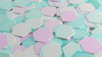 3D Background Abstract Hexagon pattern texture photo