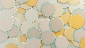 3D Background Abstract Octagon pattern texture photo