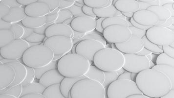 White 3D Background Abstract Circle pattern texture photo