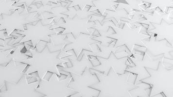 White 3D Background Abstract 8 Point Star pattern texture photo