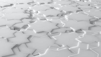 White 3D Background Abstract 8 Point Star pattern texture photo