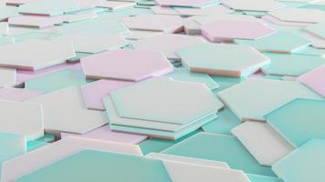 3D Background Abstract Hexagon pattern texture photo