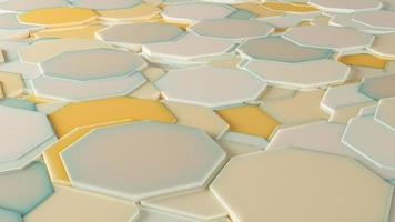 3D Background Abstract Octagon pattern texture photo