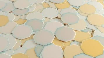 3D Background Abstract Octagon pattern texture photo