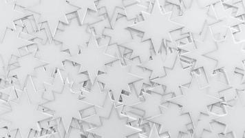 blanco 3d fondo abstracto 4 punto estrella patrón textura foto