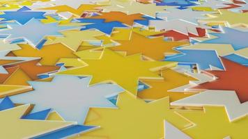 3D Background Abstract 4 Point Star pattern texture photo