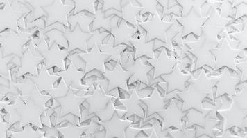 White 3D Background Abstract 5 Point Star pattern texture photo