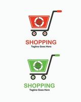 logotipo de compras en línea vector