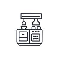 Kitchen icons  symbol vector elements for infographic web