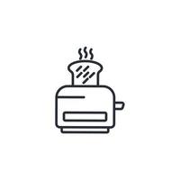 toaster icons  symbol vector elements for infographic web