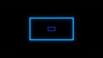 Concept N22 Abstract Infinite Neon Rectangular Horizontal Dynamic Background video