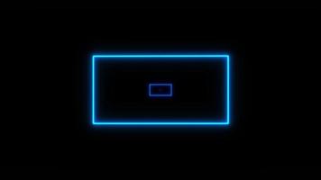 Concept N22 Abstract Infinite Neon Rectangular Horizontal Dynamic Background video