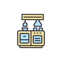 Kitchen icons  symbol vector elements for infographic web