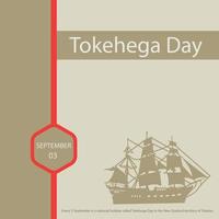 día internacional del tokehega. vector