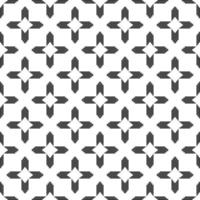 black white geometric asian boho fabric pattern vector